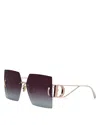Dior 30montaigne S7u 64mm Oversize Square Sunglasses In Neutral