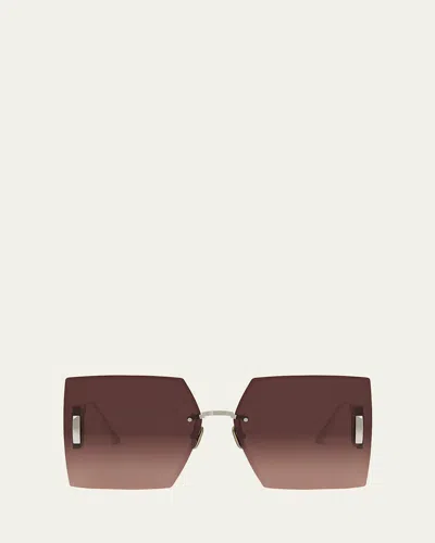 Dior 30montaigne S7u Sunglasses In Metallic