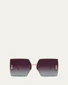 Dior 30montaigne S7u 64mm Oversize Square Sunglasses In Neutral