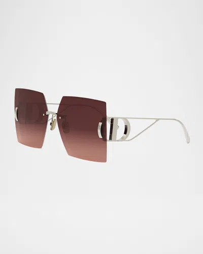 Dior 30montaigne S7u Sunglasses In Matte Rose Gold/roviex