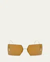 Dior 30montaigne S7u Sunglasses In Shiny Gold Dh Brown Mirror