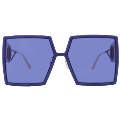Dior 30montaigne Su Blue Square Ladies Sunglasses Cd40030u 30b0 58