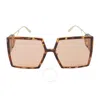 Dior 30montaigne Su Violet Square Ladies Sunglasses Cd40030u 53y 58 In Purple
