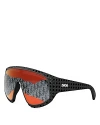 Dior Sunglasses In Black/orange Solid