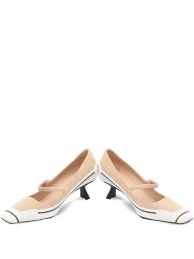 Pre-owned Dior 45mm D‐motion Pumps In Neutral