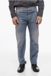 Dior 5 Pocket Cotton Pants With Patches And Embroideries