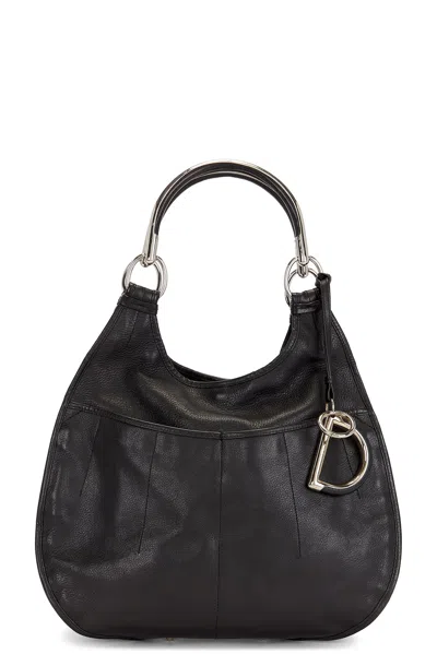 Pre-owned Dior 61 Hobo Bag In Black