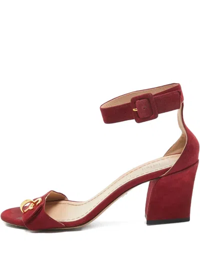 Pre-owned Dior 70mm Suede Ankle-strap Sandals