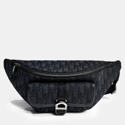Pre-owned Dior 8 Belt Bag In Black