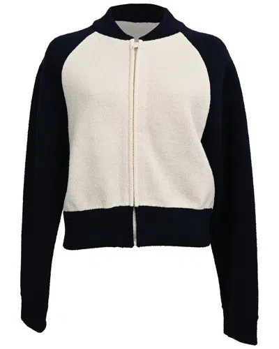 Pre-owned Dior 8 Zip-up Knitted Bomber Jacket