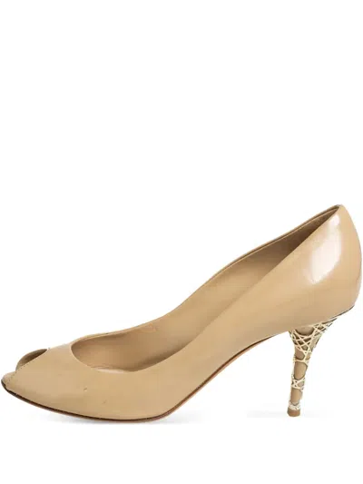 Pre-owned Dior 80mm Leather Pumps