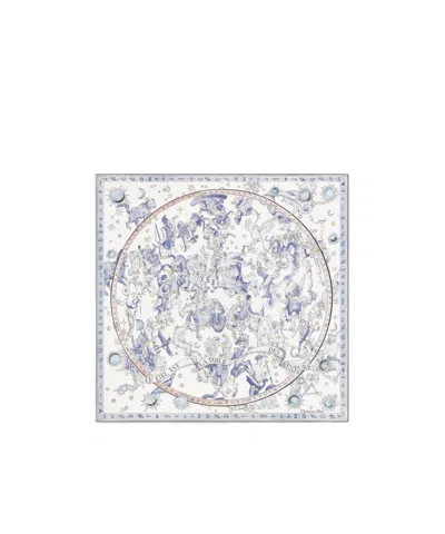 Dior 90 Square Scarf In White