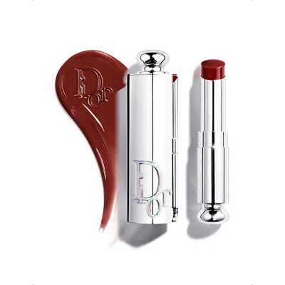Dior 906 Talk My   Addict Glass Lipstick Ultra-shine And Hydrating Lip Gloss Stick 3.2g In Brown