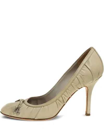 Pre-owned Dior 90mm Leather Pumps