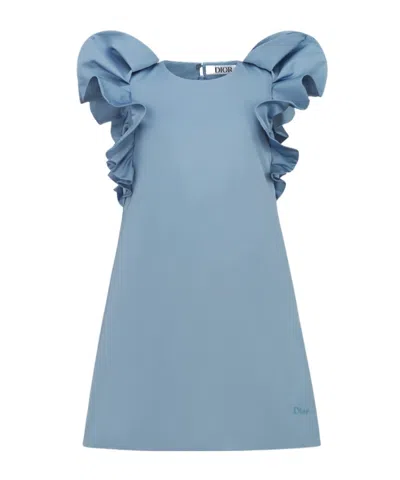 Dior A-line Dress In Blue