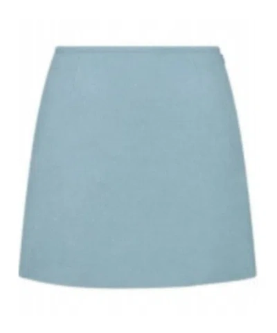 Dior A-line Skirt In Blue