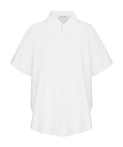 Dior A Short Sleeved Shirt In White
