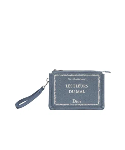 Dior A5 Triangle Pouch In Multi