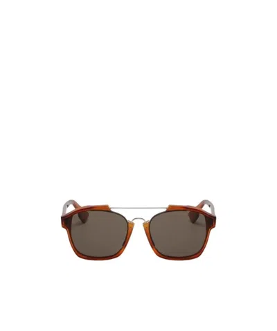 Dior Abstract Logo Sunglasses In Green