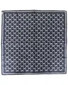 Dior Abstract Pattern Scarf - '20s (authentic Pre-loved) In Brown