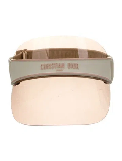 Pre-owned Dior Acetate Logo Hat In Neutrals