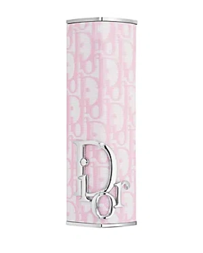 Dior Addict Limited Edition Shine Lipstick Couture Case - Refillable In Pink Oblique
