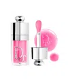 Dior Lip Glow Oil Hydrating High-shine Gloss 007 Raspberry 0.2 Oz/6 ml In Purple