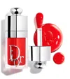 Dior Lip Glow Oil Hydrating High-shine Gloss 031 Strawberry 0.2 Oz/6 ml In Red