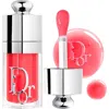 Dior Lip Glow Oil Hydrating High-shine Gloss 015 Cherry 0.2 Oz/6 ml In Red