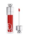 Dior Addict Lip Maximizer Gloss In   Intense (a Bold Brick Red)