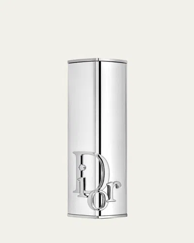 Dior Addict Refillable Shine Lipstick - Couture Case In Metallic Silver