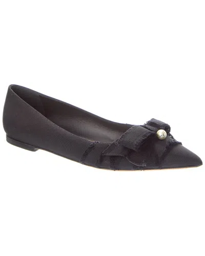 Dior Aable Grosgrain Flat In Black