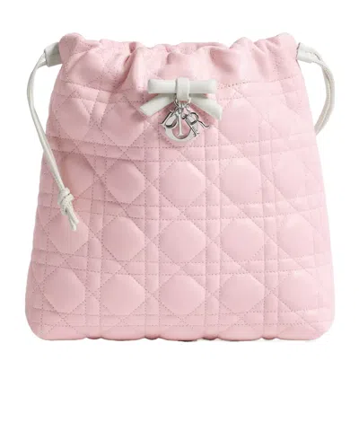 Dior Aable Mini Bucket Bag In Pink