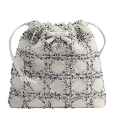 Dior Aable Mini Bucket Bag In Gray