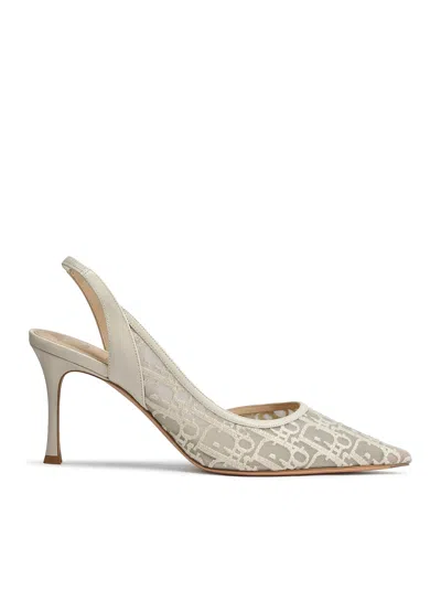 Dior Aable Slingback Pump In Neutral
