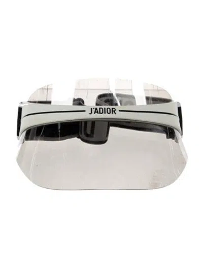Pre-owned Dior Adjustable Visor Hat In White