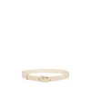 Dior Adjustable Waist Belt In Light Ivory