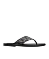 Dior Alias Thong Sandal In Black