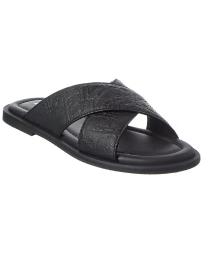 Dior Alias Leather Sandal In Black