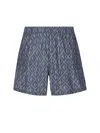 DIOR ALL-OVER PRINTED MID-RISE SWIM SHORTS