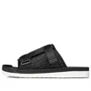 Dior Alpha Flat Black Sandals 'black' In Black