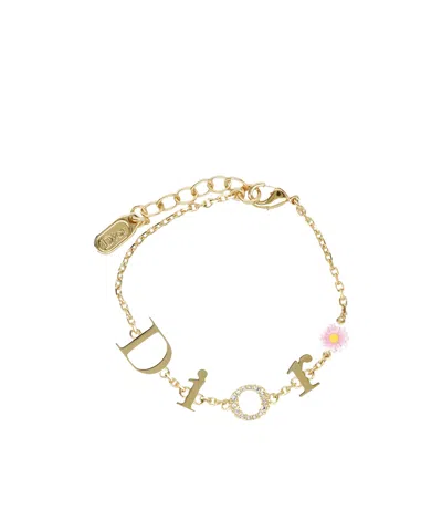 Dior Alphabet Bracelet In Pink