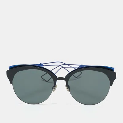 Pre-owned Dior Ama Club Cat Eye Sunglasses In Black
