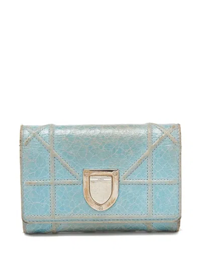Pre-owned Dior Ama Tri-fold Wallet