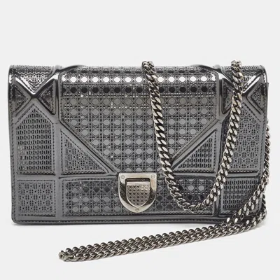 Pre-owned Dior Ama Wallet On Chain