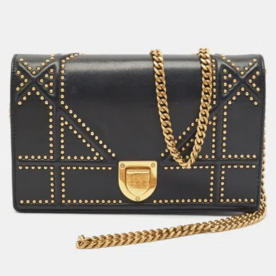 Pre-owned Dior Ama Wallet On Chain