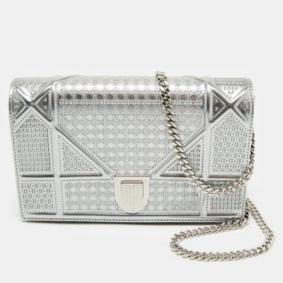 Pre-owned Dior Ama Wallet On Chain