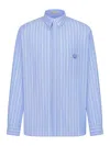 Dior And Hylton Nel Oversized Shirt In Blue