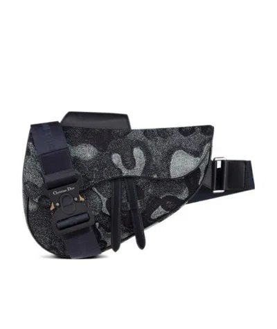 Dior And Peter Doig Waist Bag In Black