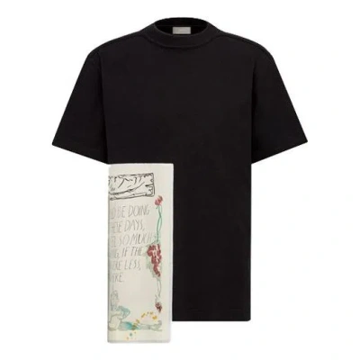 Dior And Raymond Pettibon Embroidered Black